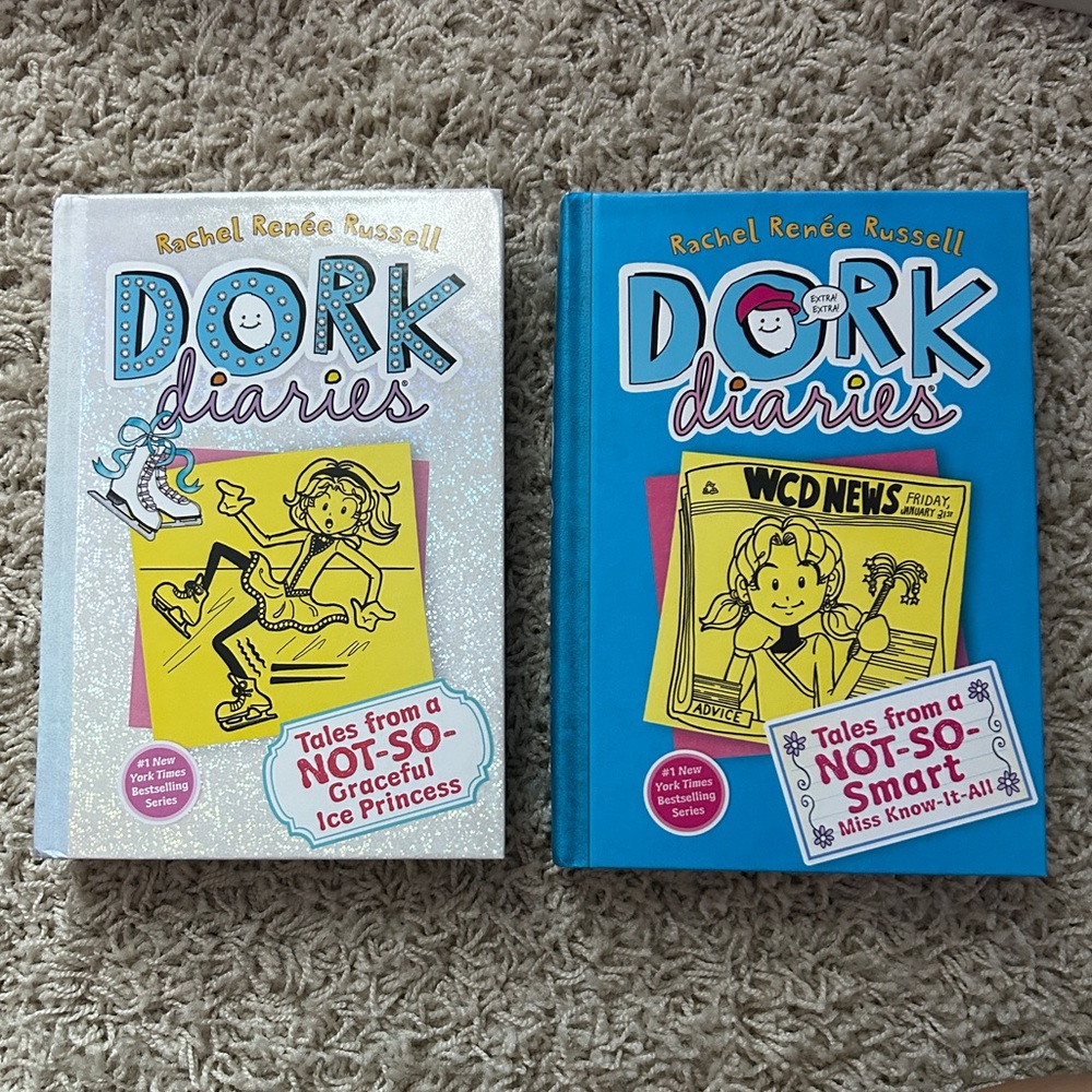 Dork Diaries Hardcover Books 4 and 5